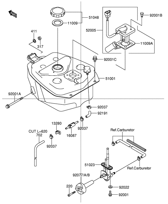 FD112 Tank fuel