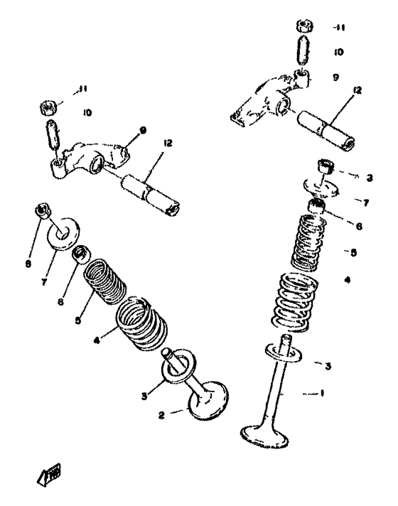 Valve, rocker