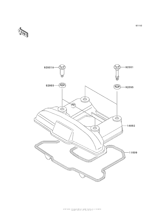 KL650 Крышка головки цилиндров