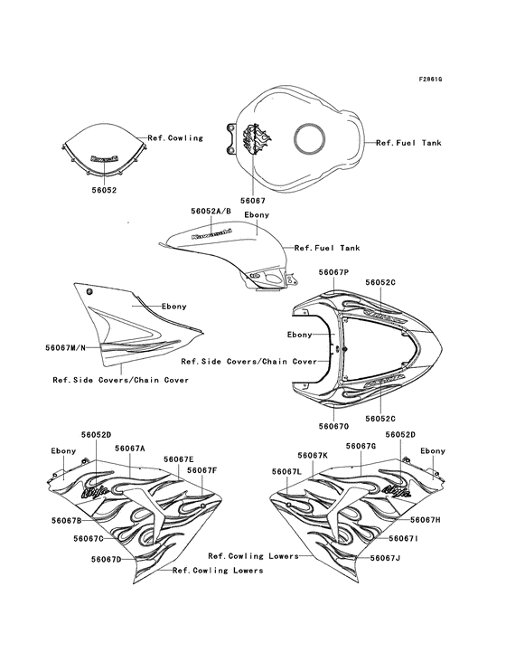 ZX1000 Наклейки