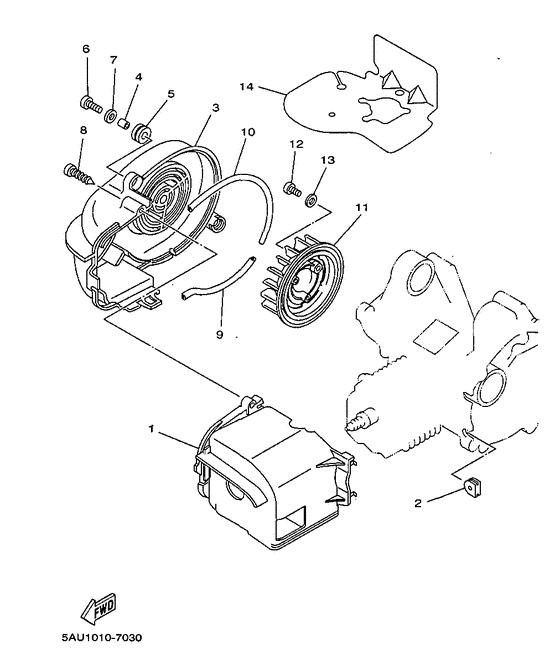YV50 Кожух вентилятора