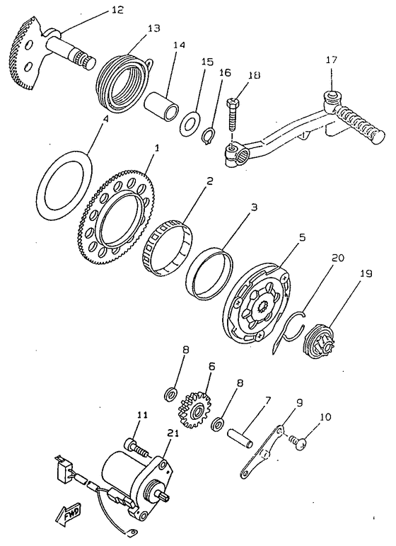 CW50RSX Стартер