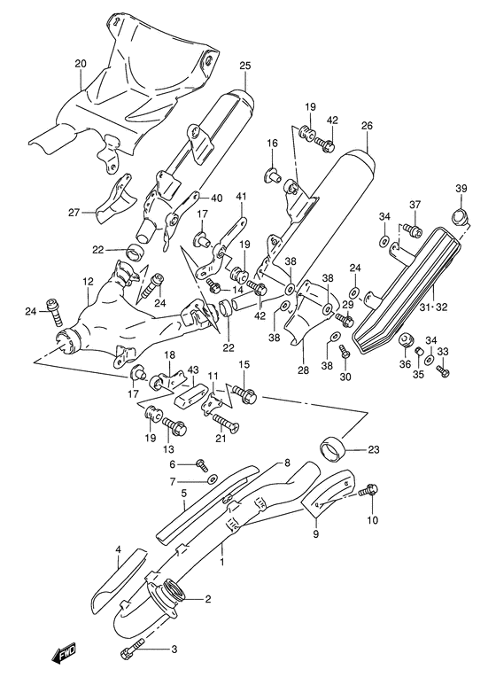 Muffler comp