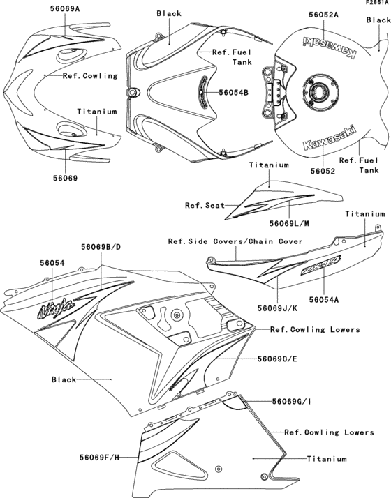 ZX1400 Decals(titanium)(cafa)
