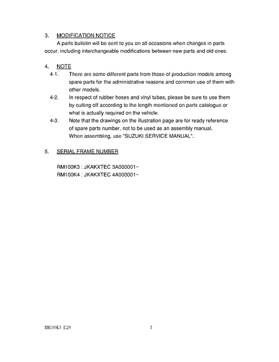 RM100 Catalog preface