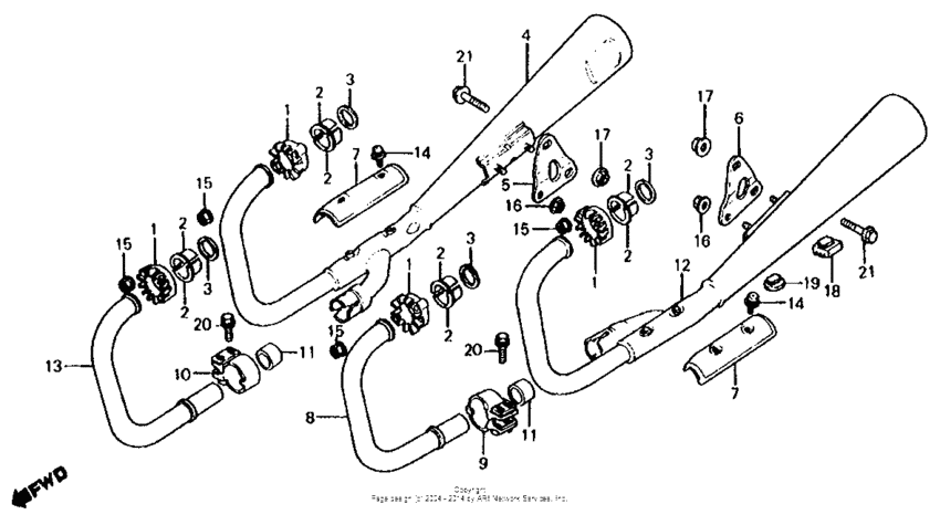 Cb650 muffler 80-82
