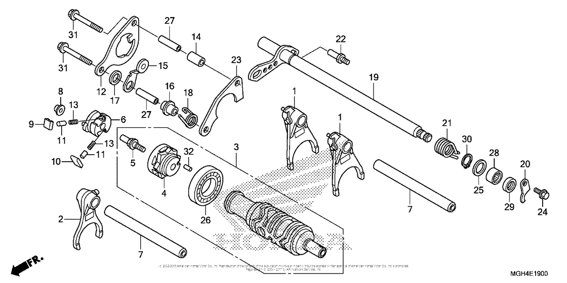 Gearshift Drum (1)