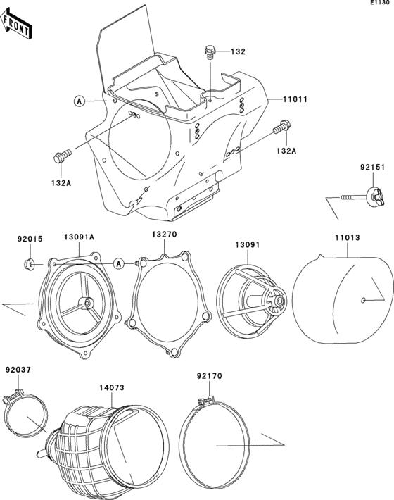  Воздушный фильтр