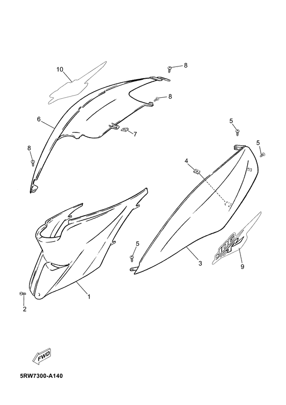 CS50 Боковые обтекатели