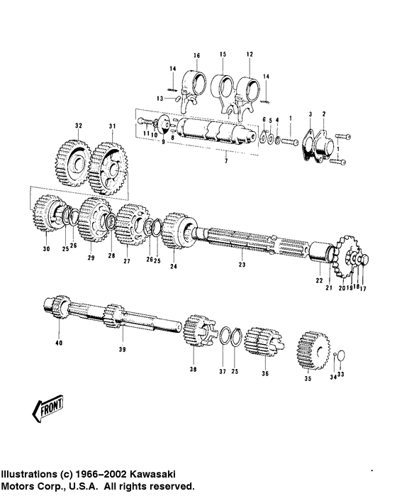 Transmission/change drum