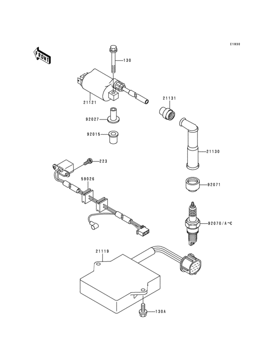 BJ250 Система зажигания