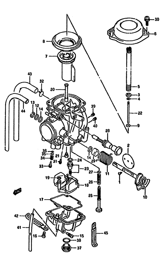 Carburetor assy