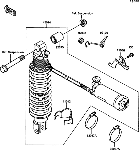 KR250 Амортизатор