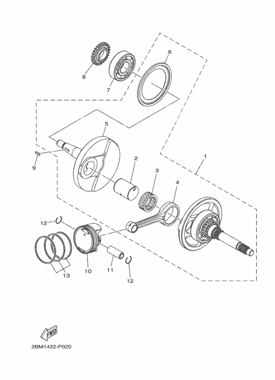 Crankshaft & piston