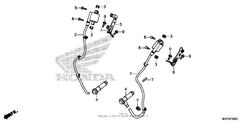 CTX700N DCT Катушка зажигания