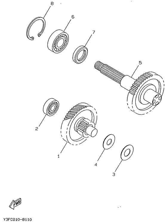 CW50R Трансмиссия