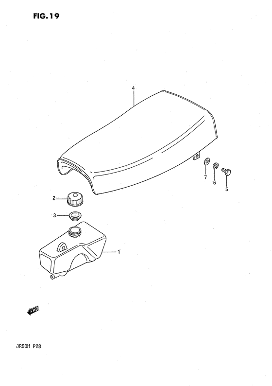 Oil tank - seat