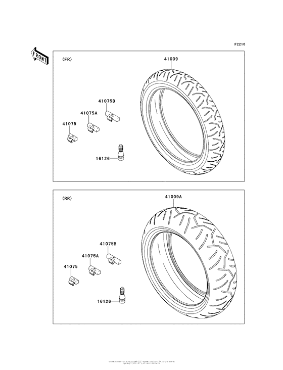 ZX636 Покрышки