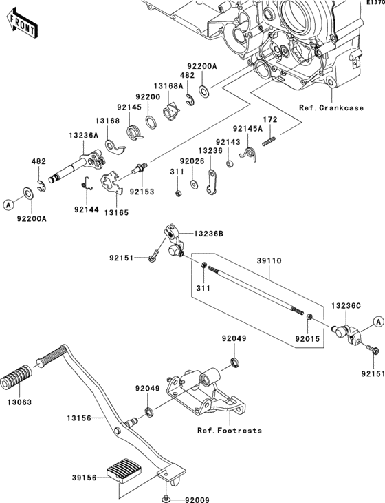 VN1700 Механизм переключения передач