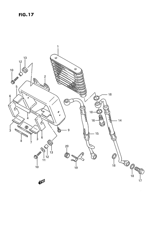 VS1400 Масляный радиатор