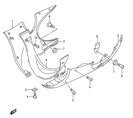 Under cowling