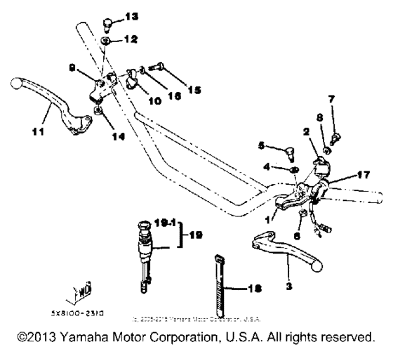 IT175J Handle switch-lever