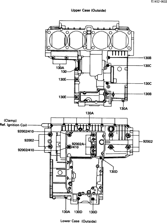 ZG1200 Болты крепления картера