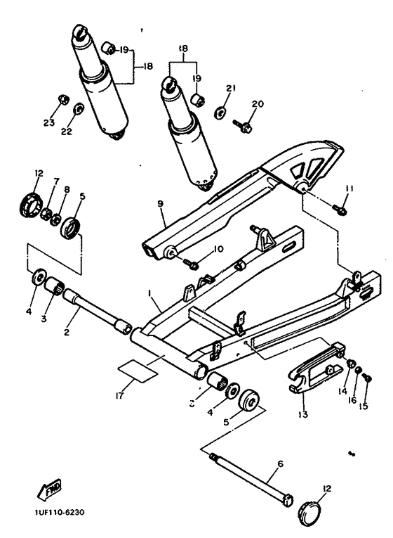 Rear arm. suspension