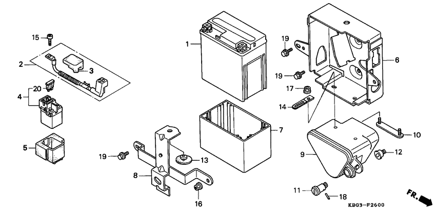 Battery/battery box