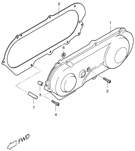 Crankcase lh cover