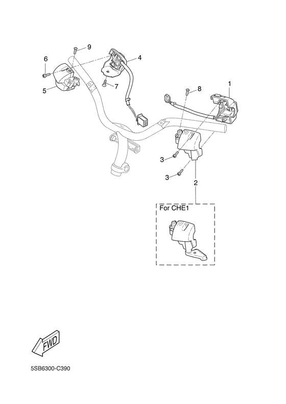 Handle switch & lever
