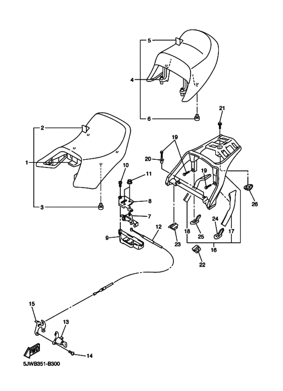 FJR1300 Пружина