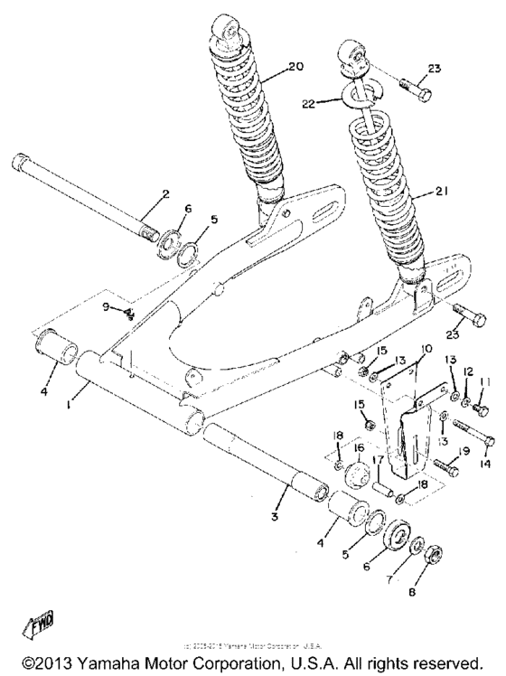 Rear arm - rear cushion
