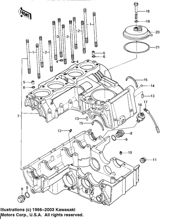 Crankcase/breather cover
