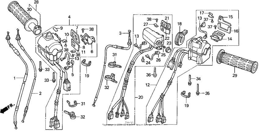 Gl1500sehandle switch