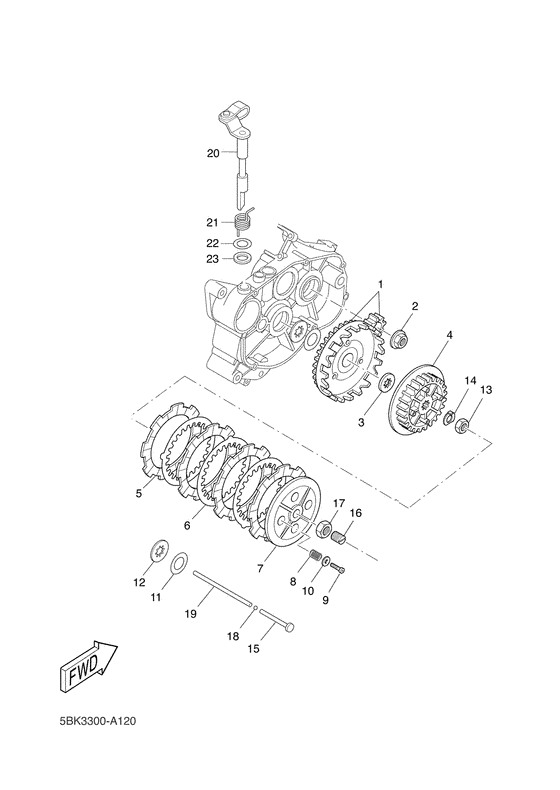 DT50RSM Сцепление