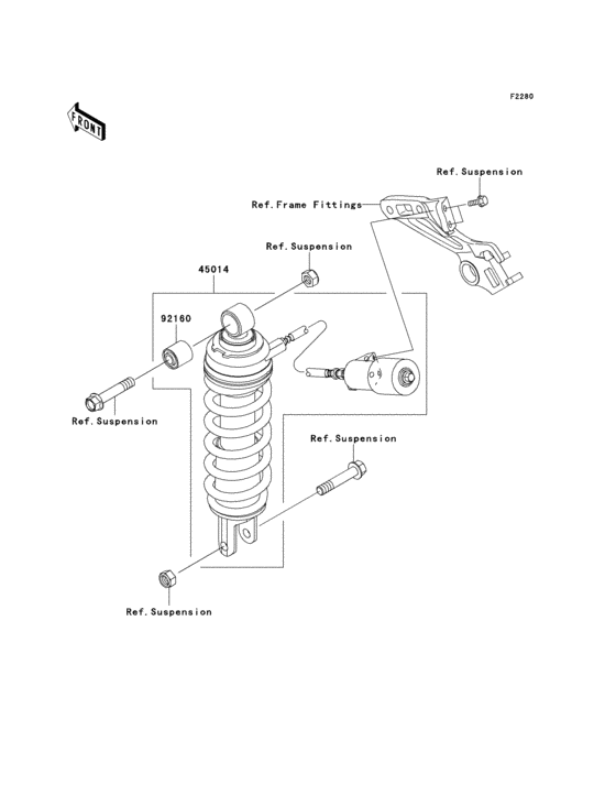 ZX1200 Амортизатор