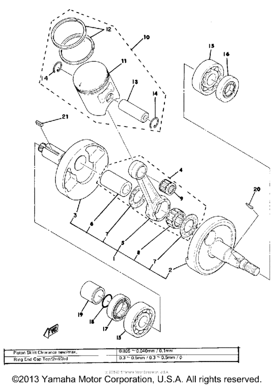 MX100G Коленвал,поршни