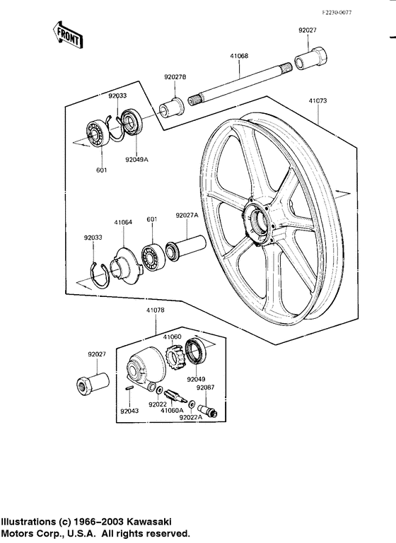 Front wheel/hub