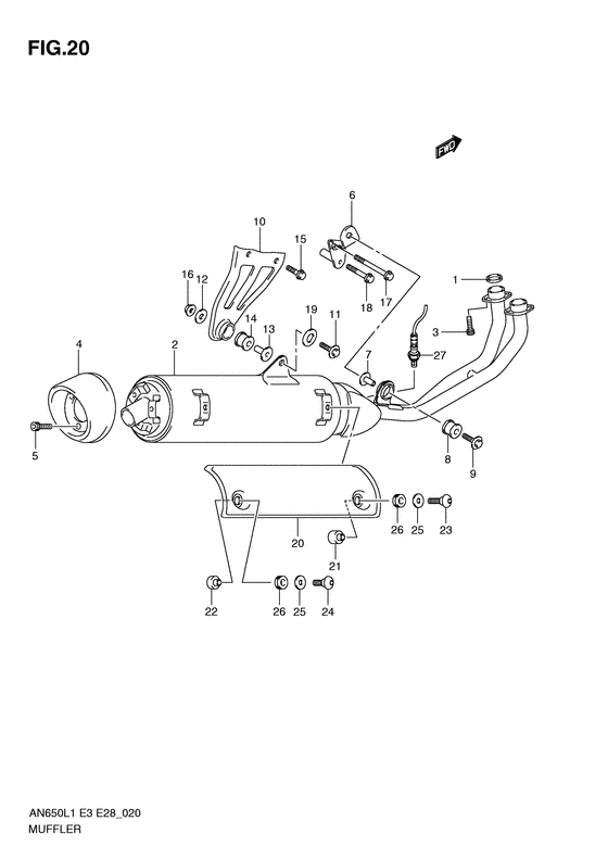 Muffler comp