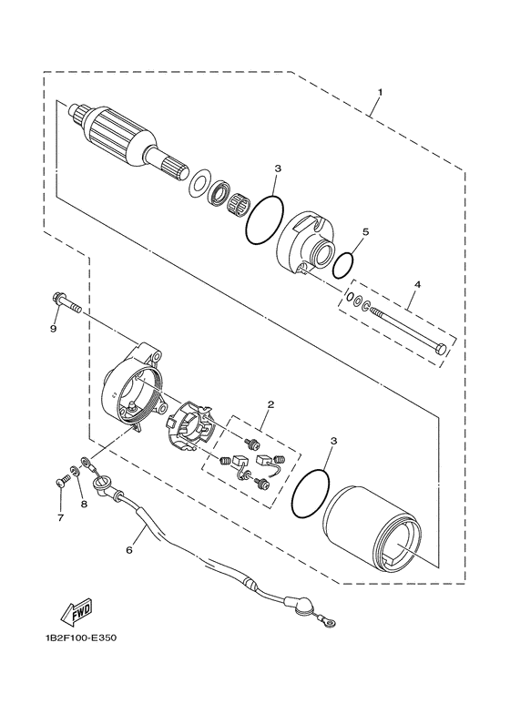 TTR125E Стартер