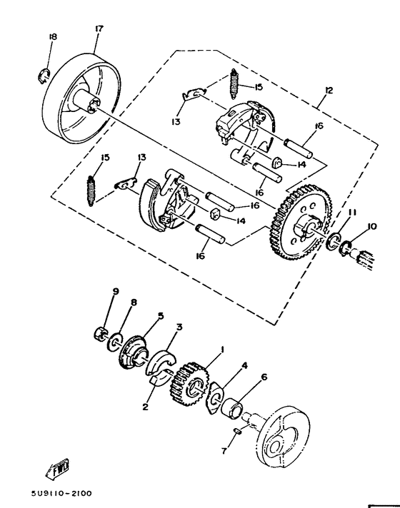 MA50 Сцепление