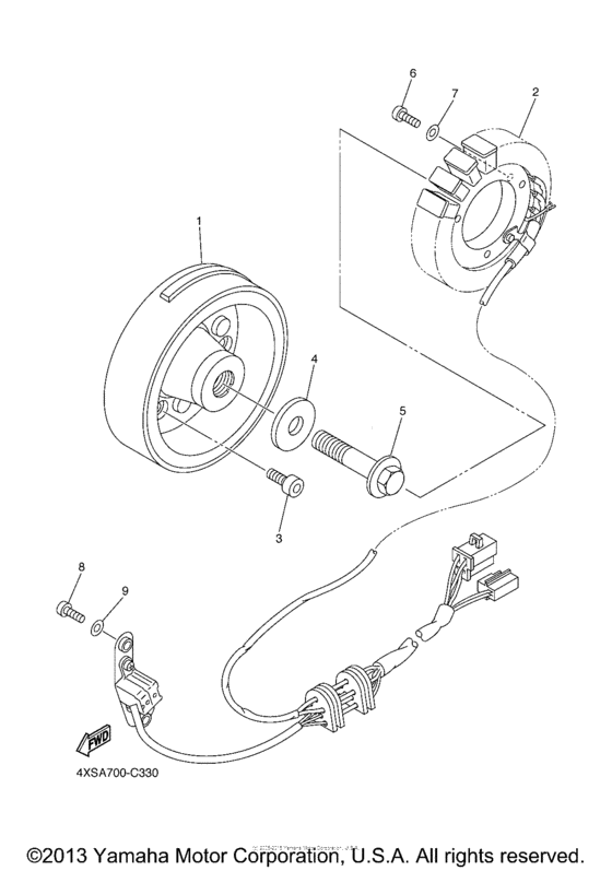 XVS650A Генератор