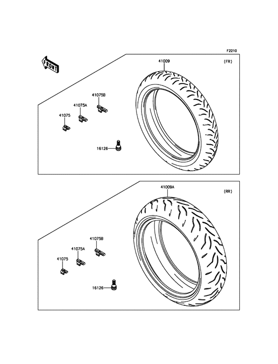 ZX1000 Покрышки