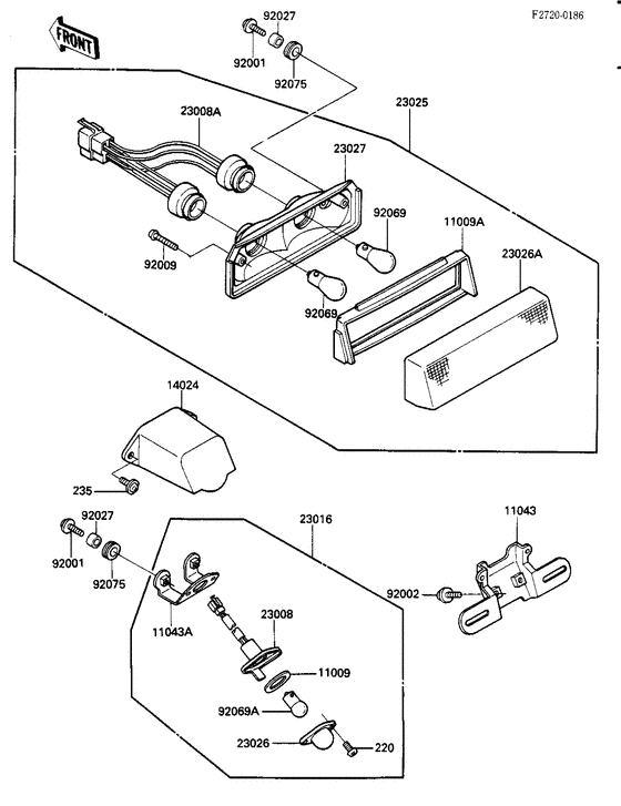 Taillight unit ass`y
