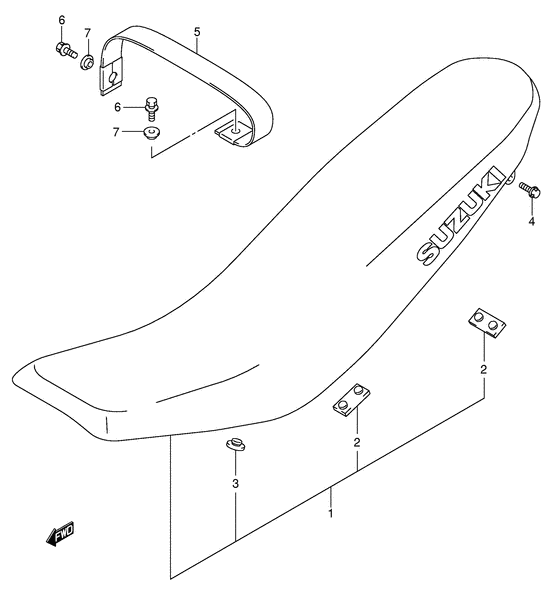 DR-Z400 Пружина