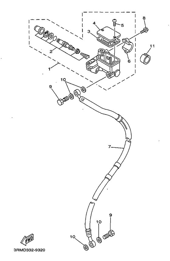  Главный тормозной цилиндр