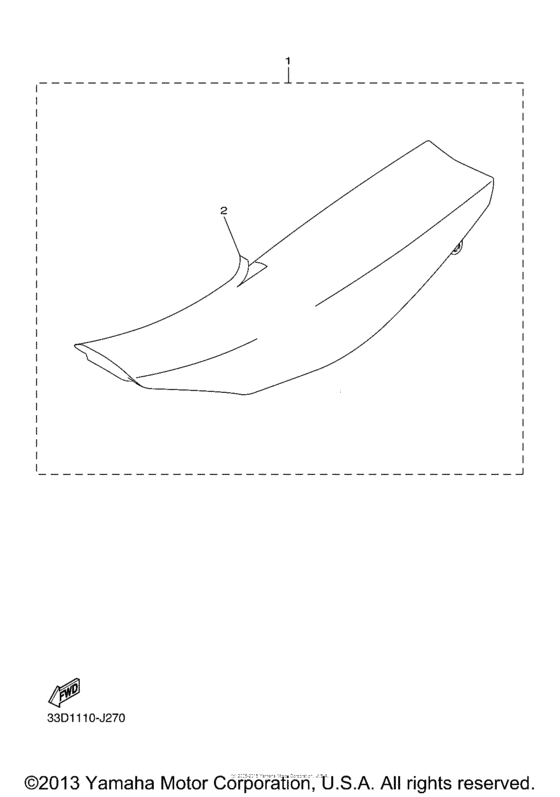 YZ450FAL Сиденье