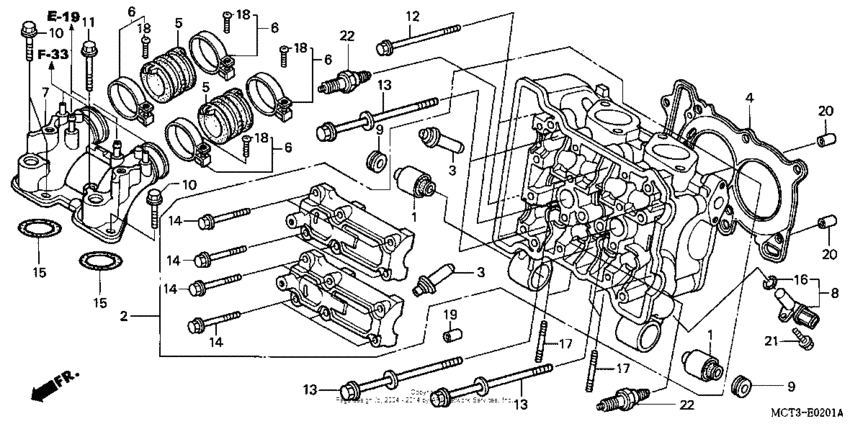 Cylinder head ('03-'05)
