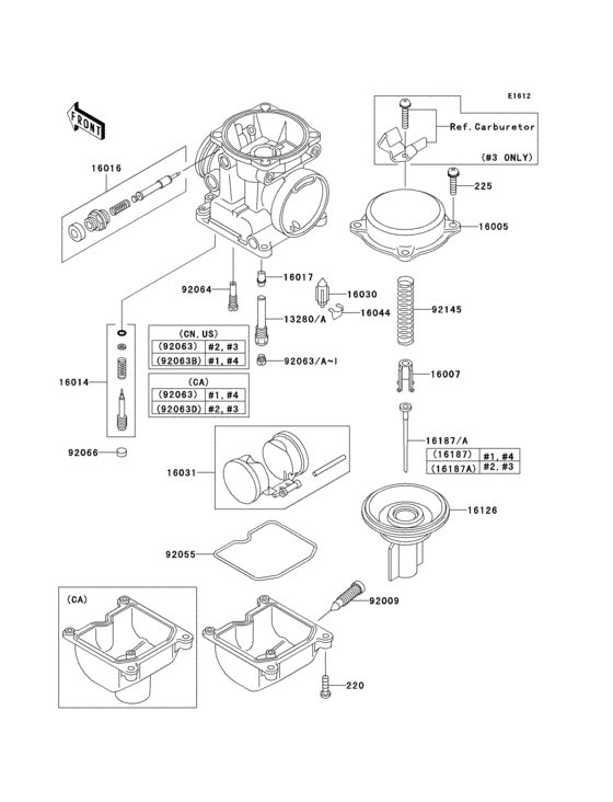 Carburetor parts(1/2)